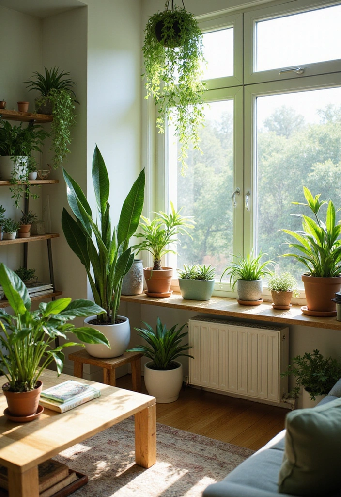21 Living Room Decor Ideas That Will Transform Your Space into a Cozy Retreat! - 5. Greenery and Plants