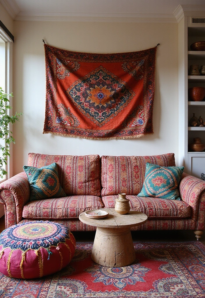 21 Living Room Decor Ideas That Will Transform Your Space into a Cozy Retreat! - 8. Cultural Elements