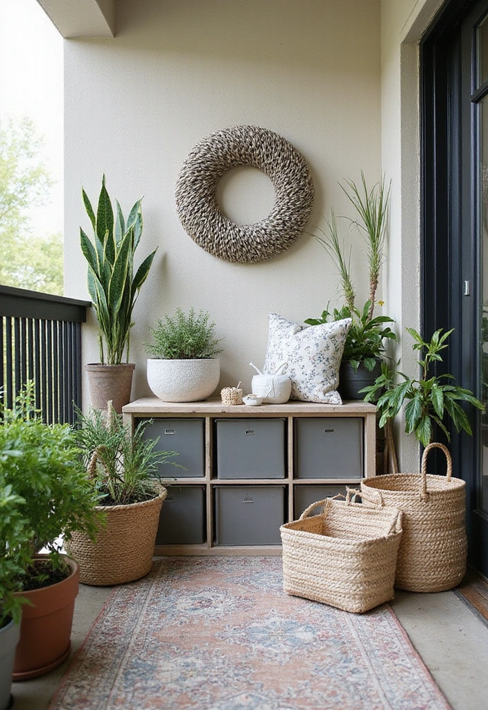 21 Stunning Apartment Balcony Decorating Ideas That Will Transform Your Outdoor Space! - 6. Outdoor Bar Cart