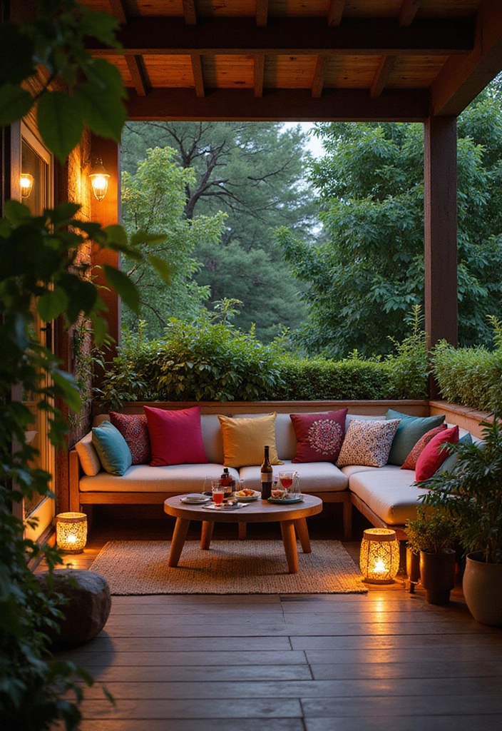 21 Stunning Apartment Balcony Decorating Ideas That Will Transform Your Outdoor Space! - 11. Comfortable Lounge Area