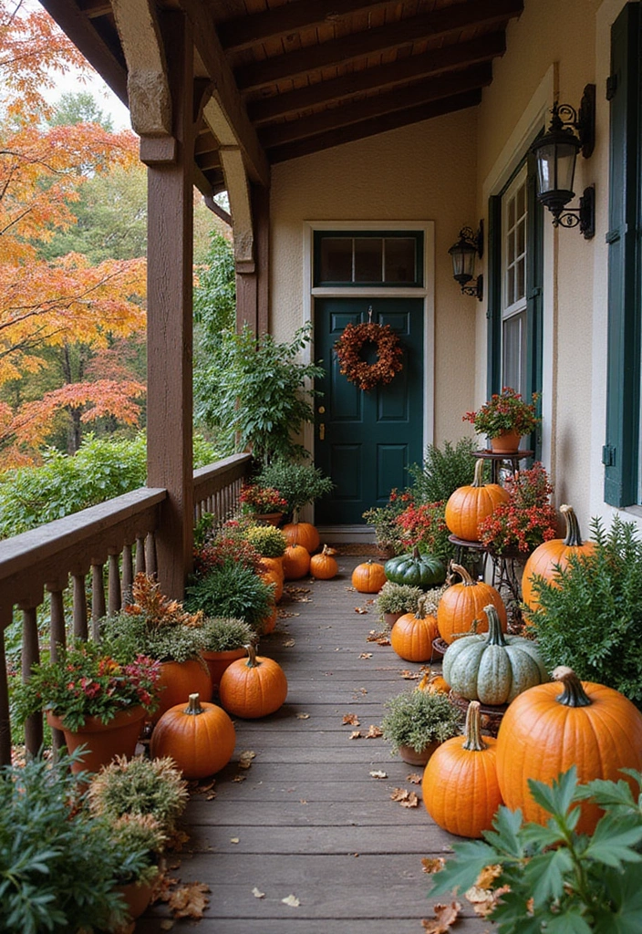 21 Stunning Apartment Balcony Decorating Ideas That Will Transform Your Outdoor Space! - 20. Seasonal Decor